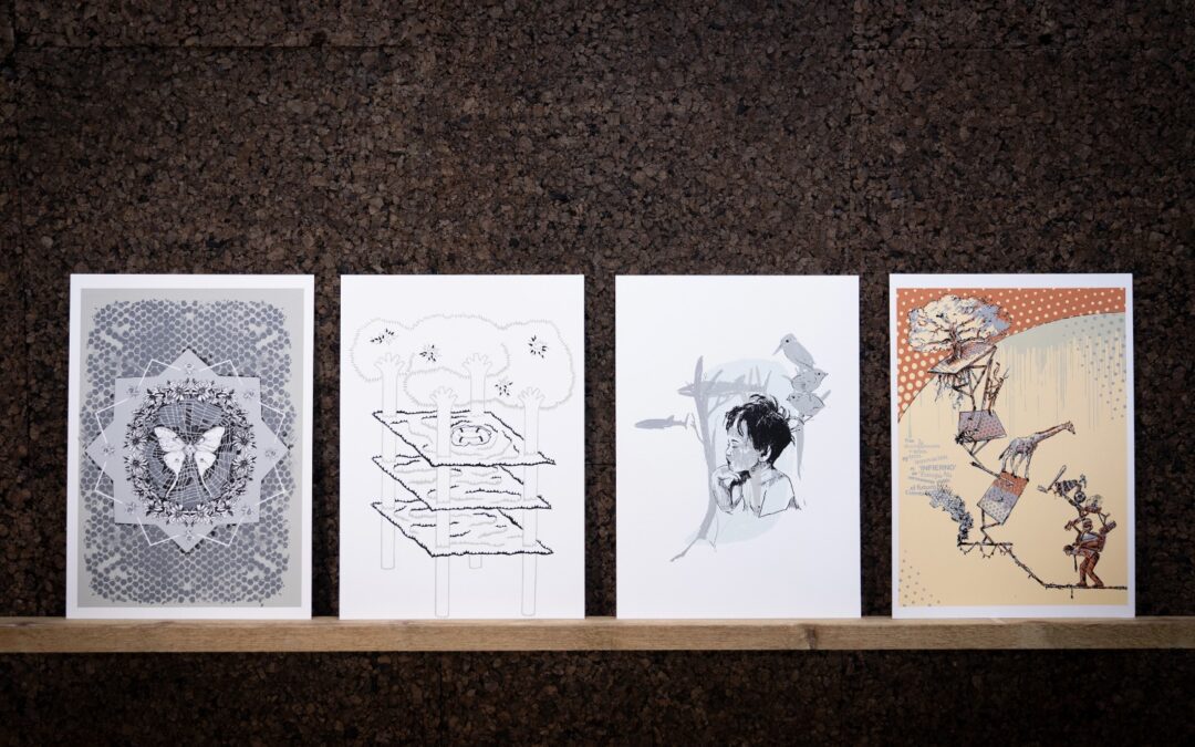 Consigue ya tu pack de 4 serigrafías de artistas del barrio- edición limitada. Un regalo diferente para estas fiestas. Haz tu pre-reserva