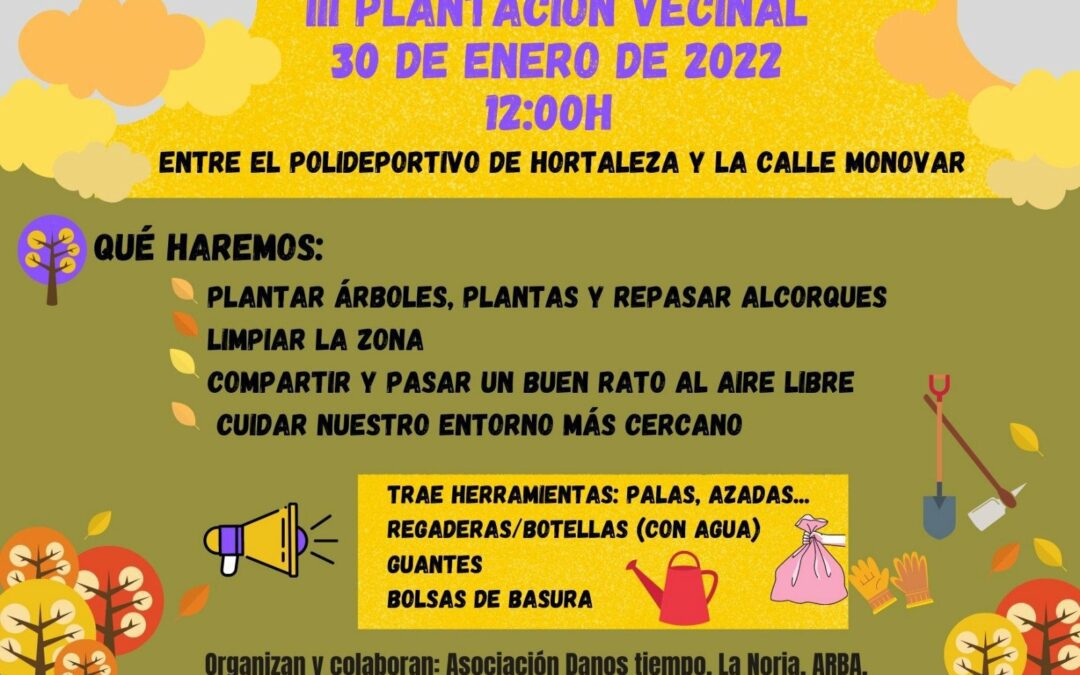 III Plantación vecinal