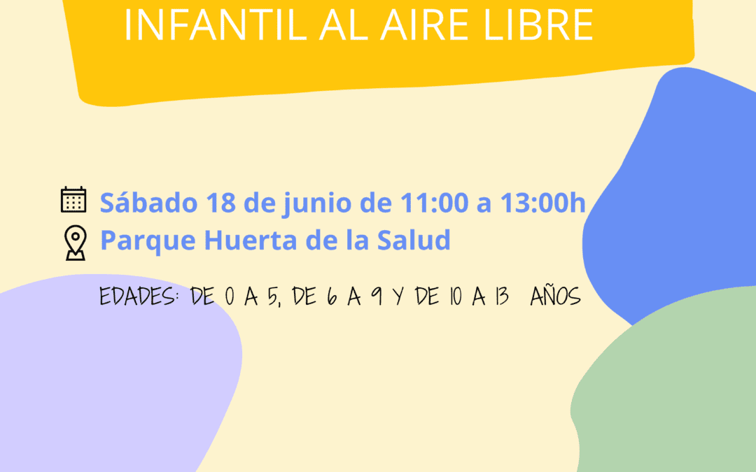 Este sábado llega el 🖌 I Certamen de Pintura Infantil al aire libre